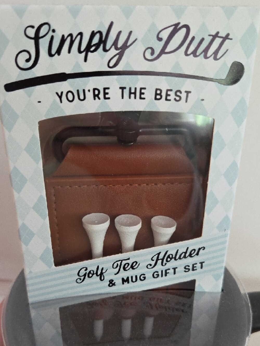 Eccolo Black "Best Dad By Par" Golf Mug Gift Set...NWT - Picture 2 of 5